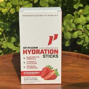 1st Phorm - 20 Electrolyte Hydration Powder Sticks Drink Mix Packets Strawberry